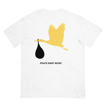 Peace Baby Music Logo Tee (White)