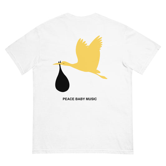 Peace Baby Music Logo Tee (White)